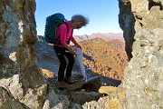 Monti Colombarolo (2309 m) e Ponteranica orientale (2378 m) da Ca’ San Marco il 27 ottobre 2016 - FOTOGALLERY